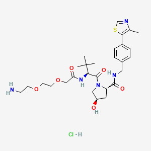 molecular formula C₂₈H₄₂ClN₅O₆S B560587 E3 连接酶配体-连接子偶联物 6 CAS No. 2097973-72-1