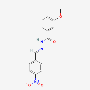 3-methoxy-N'-(4-nitrobenzylidene)benzohydrazide