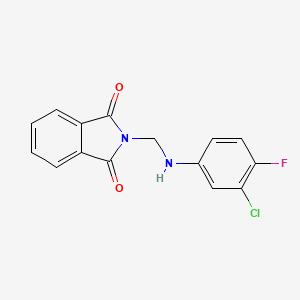 2-{[(3-chloro-4-fluorophenyl)amino]methyl}-1H-isoindole-1,3(2H)-dione