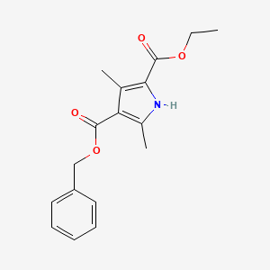 4-benzyl 2-ethyl 3,5-dimethyl-1H-pyrrole-2,4-dicarboxylate