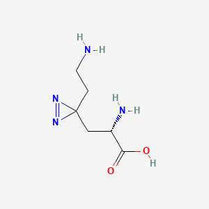 molecular formula C₆H₁₂N₄O₂ B560627 Photo-lysine CAS No. 1863117-91-2