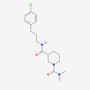 N~3~-[3-(4-chlorophenyl)propyl]-N~1~,N~1~-dimethyl-1,3-piperidinedicarboxamide