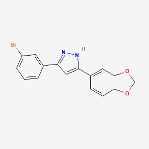 molecular formula C₁₆H₁₁BrN₂O₂ B560633 Anle138b CAS No. 882697-00-9