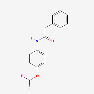 N-[4-(difluoromethoxy)phenyl]-2-phenylacetamide