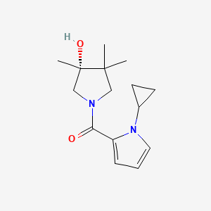 (3R)-1-[(1-cyclopropyl-1H-pyrrol-2-yl)carbonyl]-3,4,4-trimethyl-3-pyrrolidinol