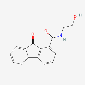 N-(2-hydroxyethyl)-9-oxo-9H-fluorene-1-carboxamide