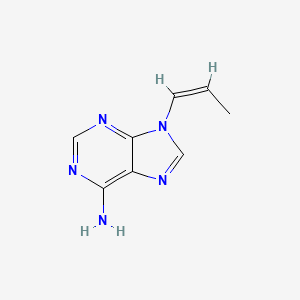 molecular formula C₈H₉N₅ B560646 (Z)-9-Propenyladenine CAS No. 1464851-21-5