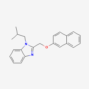 1-isobutyl-2-[(2-naphthyloxy)methyl]-1H-benzimidazole