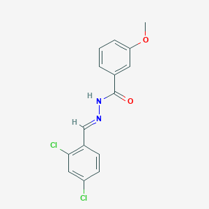 N'-(2,4-dichlorobenzylidene)-3-methoxybenzohydrazide