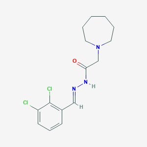 2-(1-azepanyl)-N'-(2,3-dichlorobenzylidene)acetohydrazide