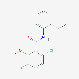 3,6-dichloro-N-(2-ethylphenyl)-2-methoxybenzamide