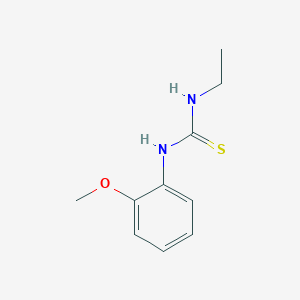 molecular formula C10H14N2OS B5606700 1-Ethyl-3-(2-methoxyphenyl)thiourea 