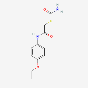 2-(CARBAMOYLSULFANYL)-N-(4-ETHOXYPHENYL)ACETAMIDE