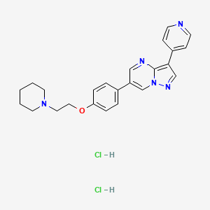 molecular formula C₂₄H₂₇Cl₂N₅O B560671 Dorsomorphin dihydrochloride CAS No. 1219168-18-9