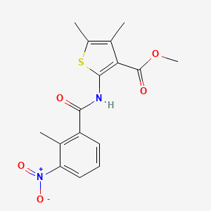 methyl 4,5-dimethyl-2-[(2-methyl-3-nitrobenzoyl)amino]-3-thiophenecarboxylate