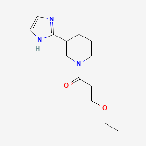 1-(3-ethoxypropanoyl)-3-(1H-imidazol-2-yl)piperidine