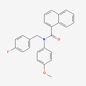 N-(4-fluorobenzyl)-N-(4-methoxyphenyl)-1-naphthamide