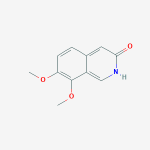 molecular formula C11H11NO3 B056070 7,8-Dimethoxy-2H-isoquinolin-3-one CAS No. 114130-68-6