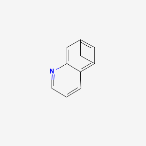 molecular formula C10H7N B560707 5,7-Methanoquinoline CAS No. 108745-36-4