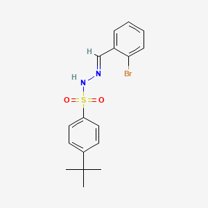 N'-(2-bromobenzylidene)-4-tert-butylbenzenesulfonohydrazide