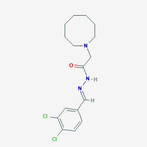 2-(1-azocanyl)-N'-(3,4-dichlorobenzylidene)acetohydrazide