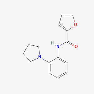 N-[2-(pyrrolidin-1-yl)phenyl]furan-2-carboxamide