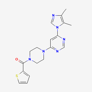 4-(4,5-dimethyl-1H-imidazol-1-yl)-6-[4-(2-thienylcarbonyl)-1-piperazinyl]pyrimidine