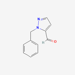 molecular formula C11H10N2O B560727 1-Benzyl-1H-pyrazole-5-carbaldehyde CAS No. 102808-00-4