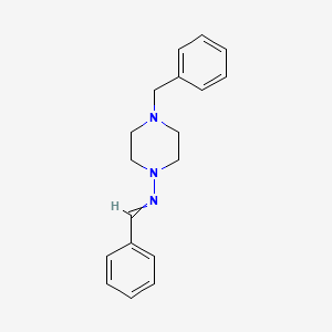 4-benzyl-N-benzylidene-1-piperazinamine