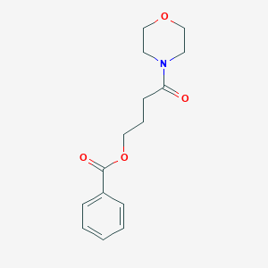 4-(4-morpholinyl)-4-oxobutyl benzoate