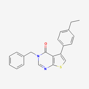 3-benzyl-5-(4-ethylphenyl)thieno[2,3-d]pyrimidin-4(3H)-one