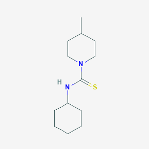 molecular formula C13H24N2S B5607364 N-cyclohexyl-4-methyl-1-piperidinecarbothioamide 