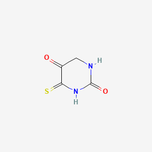 molecular formula C4H4N2O2S B560739 4-Thioxotetrahydropyrimidine-2,5-dione CAS No. 101559-68-6