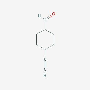 molecular formula C9H12O B056074 4-Ethynylcyclohexanecarboxaldehyde CAS No. 120077-74-9