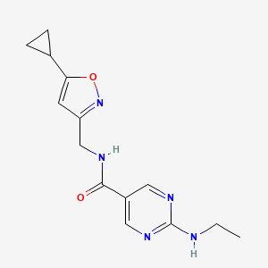 N-[(5-cyclopropyl-3-isoxazolyl)methyl]-2-(ethylamino)-5-pyrimidinecarboxamide