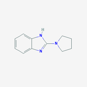 molecular formula C11H13N3 B056075 2-(Pyrrolidin-1-yl)-1H-benzo[d]imidazole CAS No. 120161-06-0