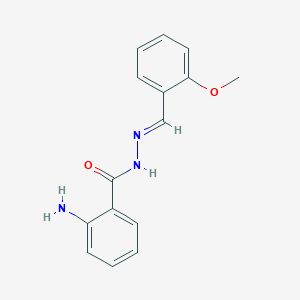 2-amino-N'-(2-methoxybenzylidene)benzohydrazide