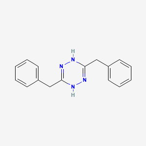 molecular formula C16H16N4 B5607754 3,6-dibenzyl-1,2-dihydro-1,2,4,5-tetrazine 