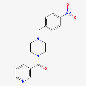 1-(4-nitrobenzyl)-4-(3-pyridinylcarbonyl)piperazine