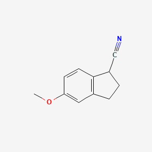 5-Methoxy-2,3-dihydro-1H-indene-1-carbonitrile