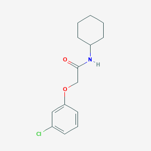 2-(3-chlorophenoxy)-N-cyclohexylacetamide