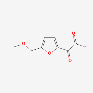 molecular formula C8H7FO4 B560781 [5-(Methoxymethyl)furan-2-yl](oxo)acetyl fluoride CAS No. 100750-64-9