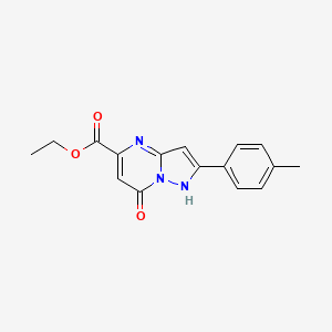 ethyl 7-hydroxy-2-(4-methylphenyl)pyrazolo[1,5-a]pyrimidine-5-carboxylate