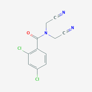 2,4-dichloro-N,N-bis(cyanomethyl)benzamide