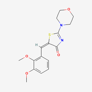 5-(2,3-dimethoxybenzylidene)-2-(4-morpholinyl)-1,3-thiazol-4(5H)-one