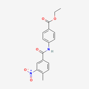 ethyl 4-[(4-methyl-3-nitrobenzoyl)amino]benzoate