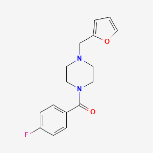 1-(4-fluorobenzoyl)-4-(2-furylmethyl)piperazine