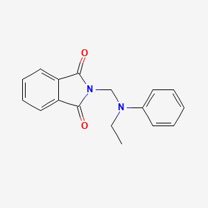 2-{[ETHYL(PHENYL)AMINO]METHYL}-2,3-DIHYDRO-1H-ISOINDOLE-1,3-DIONE