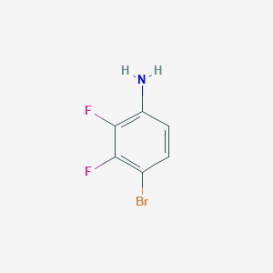 molecular formula C6H4BrF2N B056082 4-溴-2,3-二氟苯胺 CAS No. 112279-72-8