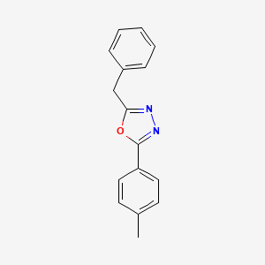 2-benzyl-5-(4-methylphenyl)-1,3,4-oxadiazole